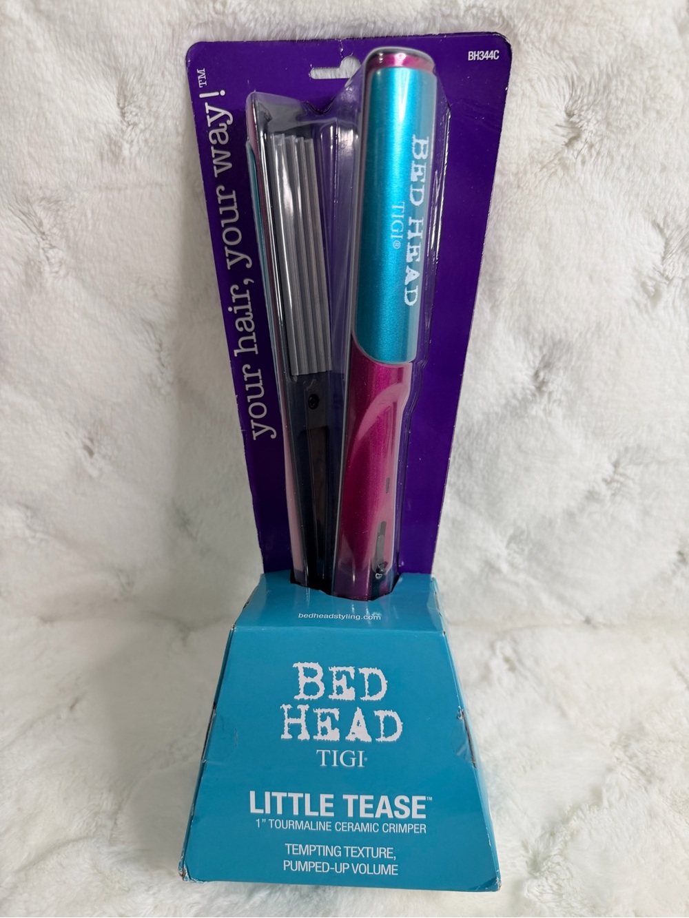 New- BedHead Little Tease Hair Crimper Hair Tool with Tourmaline Ceramic Coating